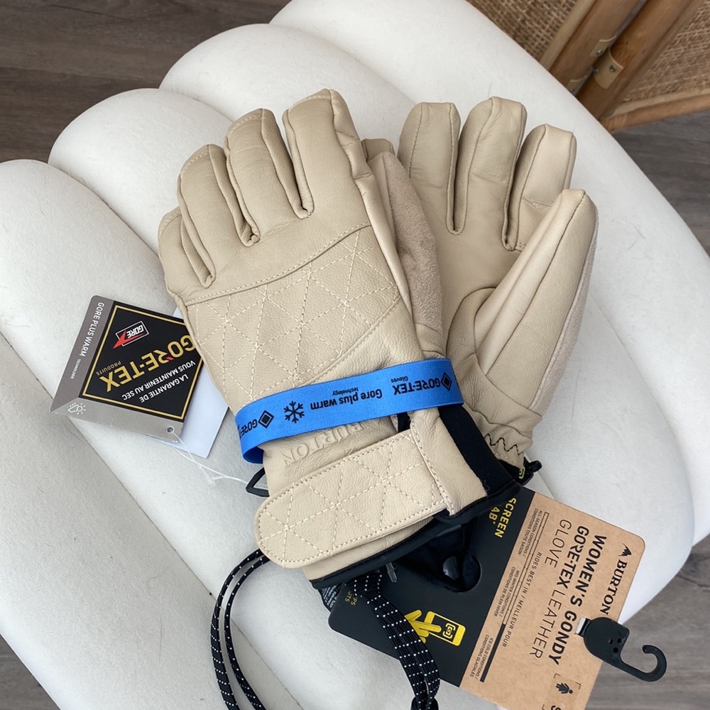 Burton Women’s Gondy Gore-Tex Leather Glove beige